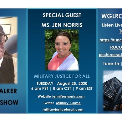 WGLRO Radio welcomes Jen Norris the Donny Walker morning show 8-25 2020 Tuesday