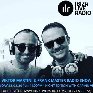 02. Dj set on IBIZA LIVE RADIO (Spain) by Carmin Vee hosted by Frank Master e Viktor Martini