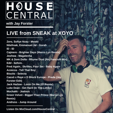 House Central - Live at XOYO in London for SNEAK - Nov 2023