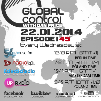 Dan Price - Global Control Episode 145 (22.01.14)