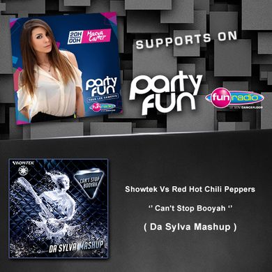 Maeva Carter Supports Da Sylva mashup ''Can't Stop Booyah'' on Fun Radio