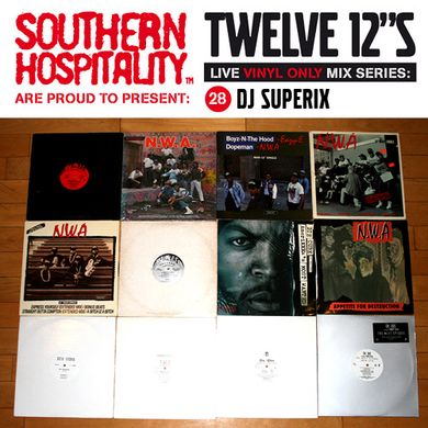 Twelve 12's Live Vinyl Mix: 28 - NWA special! - DJ Superix by 