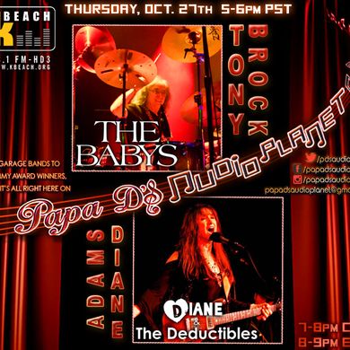 Tony Brock (THE BABYS) and Diane Adams on Audio Planet