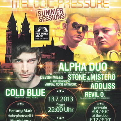 Stone&Mistero - Melodic Pressure Summer Session Live DJ Set 13/7/2013