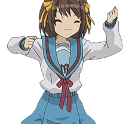 Happy anime dance gif
