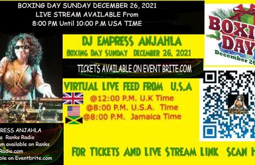 DJ EMPRESS ANJAHLA VIRTUAL LIVE BOXING DAY CELEBRATION