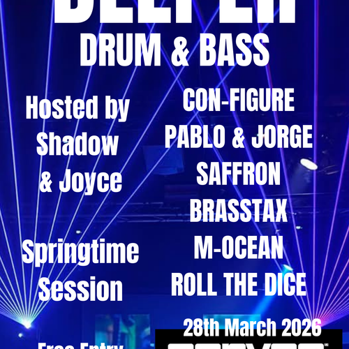 Saffron & Shadow Deeper Drum & Bass-Canvas- 28th March 2026