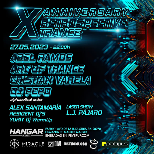 DJ Pepo at "Retrospective - X Aniversario" @ Fabrik (Madrid-Spain) - 23 May 2023