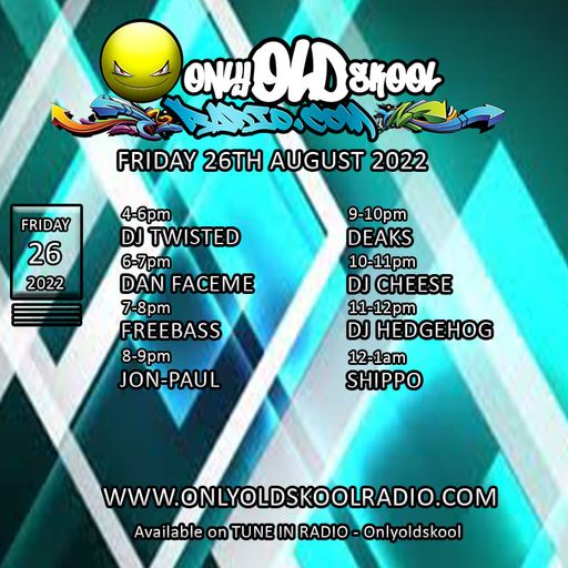Jon-Paul - Old skool Education show - only oldskool radio 26/08/22 pre 93 vinyl set