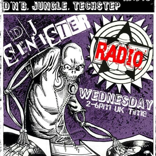 Dj-Sinister - Knite Fiction Show - Live on Kniteforce Radio - 18-07-2019