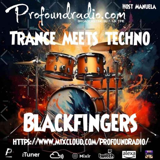BLACKFINGERS TECHNO ZONE ON TRANCE MEETS TECHNO 12-11-24