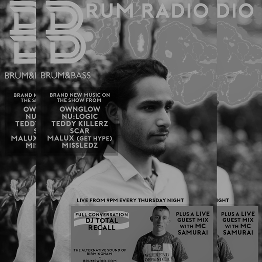 DJ Total Recall LIVE w/ Danny on the Brum & Bass show (01/06/2017)