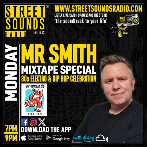 Andy Smith - Mixtape Special: 80s Electro & Hip Hop on Street Sounds Radio 1900-2100 12/01/2026