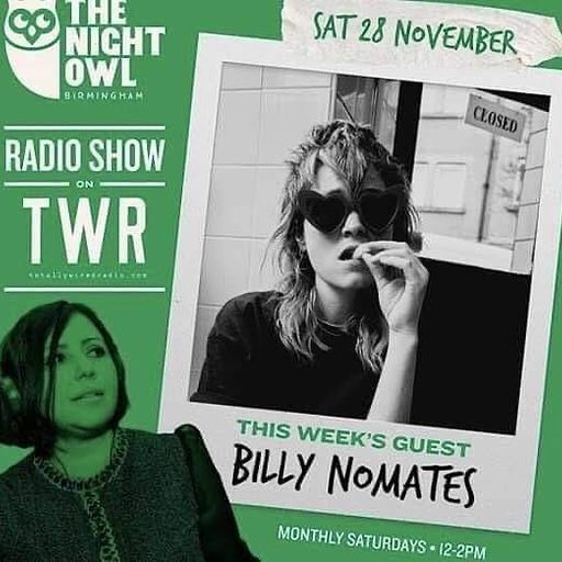 28.11.20 The Night Owl Show - Mazzy Snape with special guest Billy NoMates