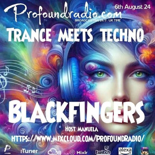 BLACKFINGERS TECHNO ZONE ON TRANCE MEETS TECHNO 06-08-24