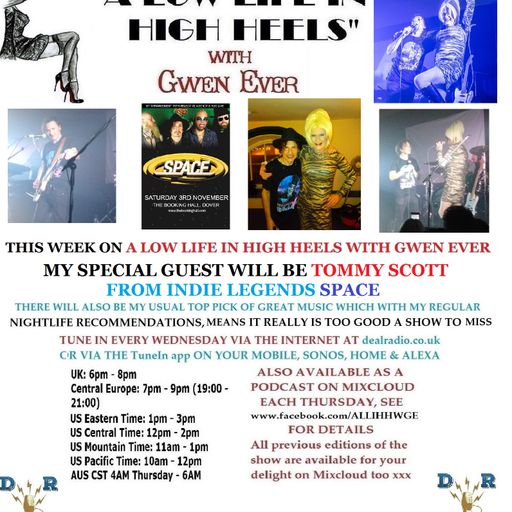 A LOW LIFE IN HIGH HEELS WITH GWEN EVER RADIO SHOW 14TH NOVEMBER 2018 EDITION