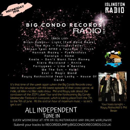 Big Condo Records Radio Show (29/05/2024)