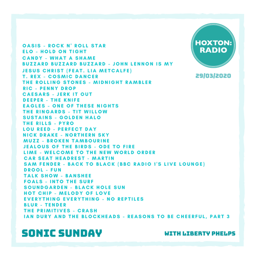 Sonic Sunday 29.03.2020