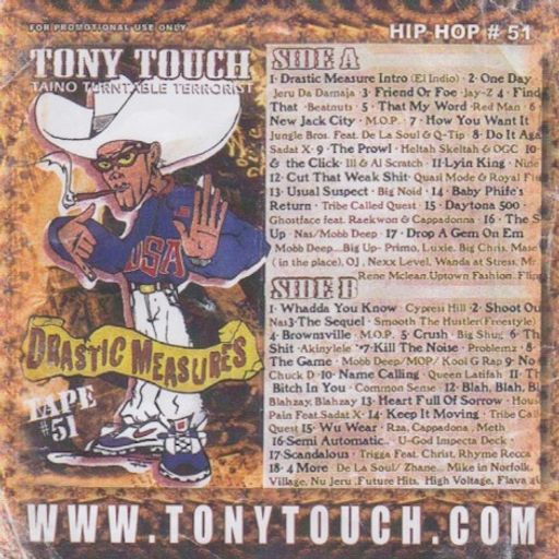 Tony Touch - Hip Hop #51 : "Drastic Measures" (1996)