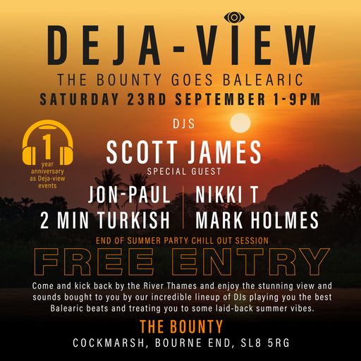 Mark Holmes Part 2 live at Deja-View - The Bounty Goes Balearic 23.09.23