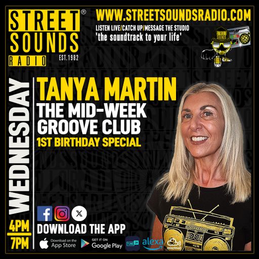 Mid week Groove Club with Tanya Martin on Street Sounds Radio 1600-1900 11/03/2026