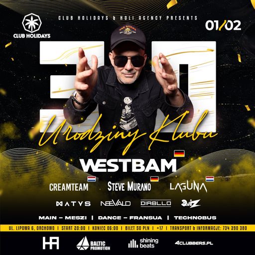 Westbam at Club Holidays (Orchowo - Poland) - 1 February 2025