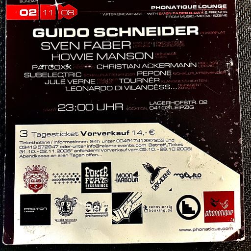 Christian Ackermann b2b Guido Schneider @ Lagerhof Leipzig