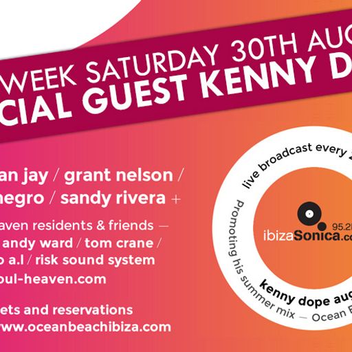 KENNY DOPE - SOUL HEAVEN @ OCEAN BEACH - 30 AGOSTO