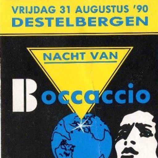 Olivier Pieters at "Nacht van Boccaccio" @ Boccaccio Life (Destelbergen - Belgium) - 31 August 1990