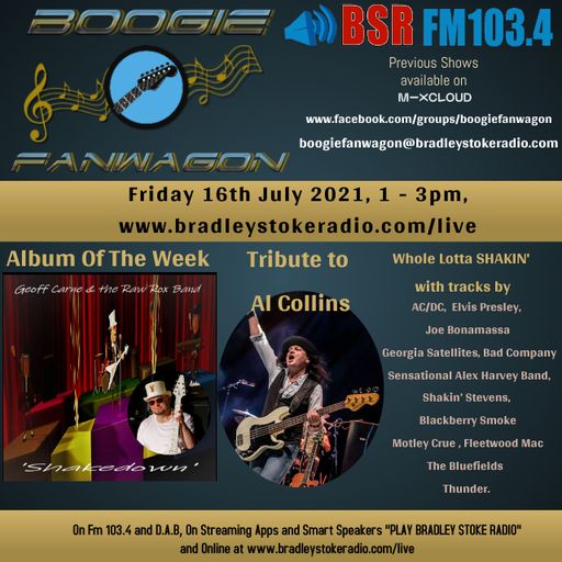Boogie Fanwagon 16th July 2021