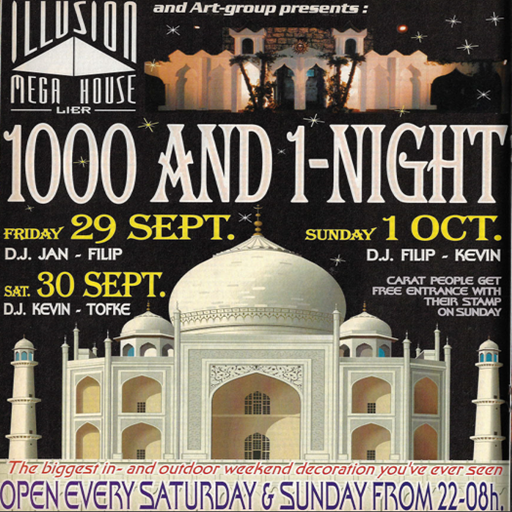 Tofke at "1000 and 1-Night" @ Illusion (Lier-Belgium) - 30 September 1994