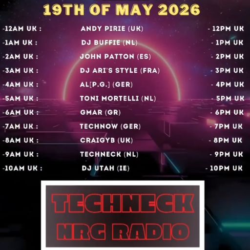 GMar on TECHNO TUESDAY #24 TECHNECK NRG RADIO 19.05.2026