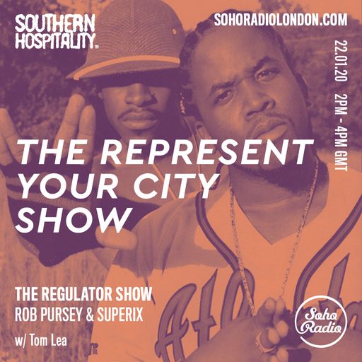 The Regulator Show - 'The Represent Your City Show' - Rob Pursey & Superix & Tom Lea