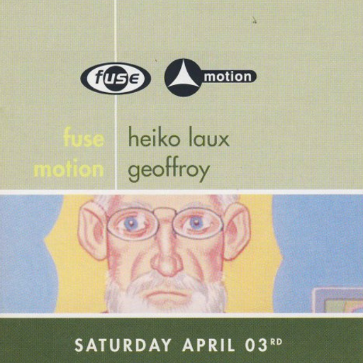Heiko Laux at Fuse (Brussel - Belgium) - 3 April 1999