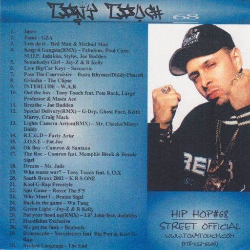 Tony Touch - Hip Hop #68 : Street Official (2002)