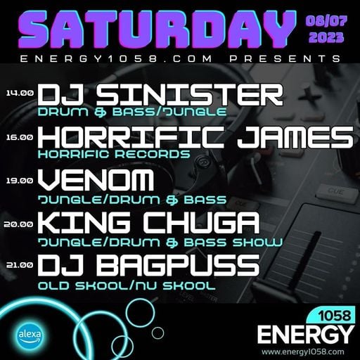 Dj-Sinister - Live On Energy1058 - 08-07-2023