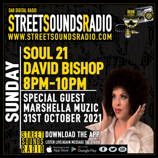 Soul 21 with David Bishop on Street Sounds Radio 2000-2200 31/10/2021