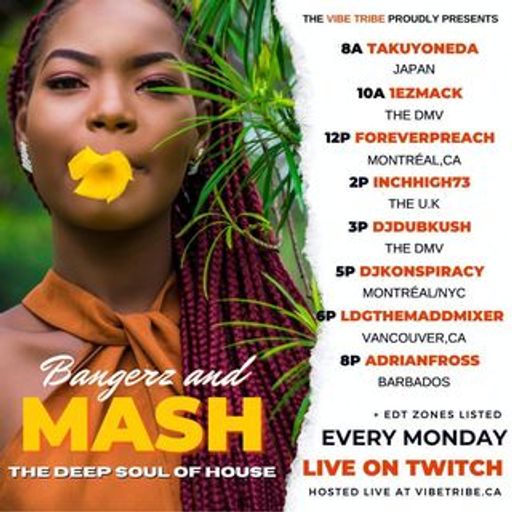 Bangerz and Mash hosted by The Vibe Tribe 23rd May 2022