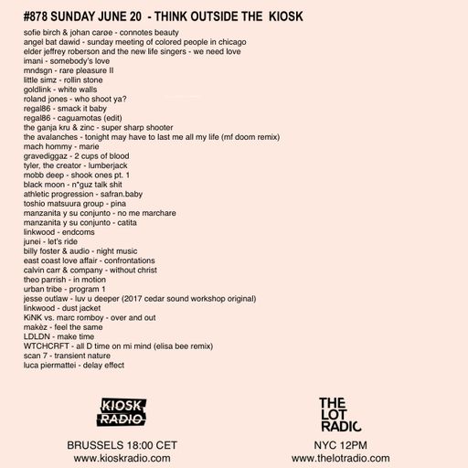 #878 NEW LITTLE SIMZ | ANGEL BAT DAWID | GOLDLINK | THEO PARRISH | LINKWOOD | TYLER, THE CREATOR ...