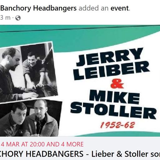 BANCHORY HEADBANGERS - Lieber & Stoller songs