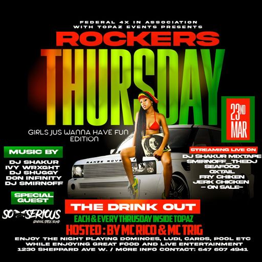 DJ Shakur & DJ Smirnoff - Rockers Thursday (Dancehall Mix 2023 Ft Bounty Killer, Squash, Skillibeng)