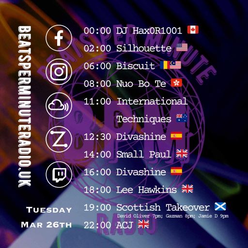 Biscuit-Tuesday Drum and Bass Crunch-Live on Beats Per Minute Radio 26.3.2024