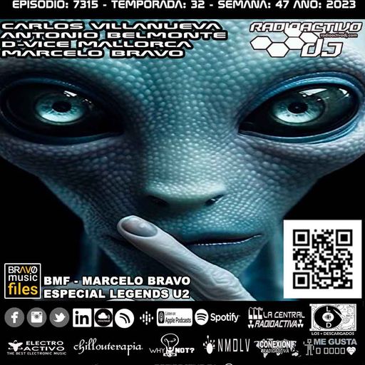 Radioactivo DJ 47-2023 Carlos Villanueva, Antonio Belmonte, D-Vice Mallorca & Marcelo Bravo