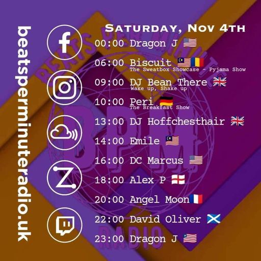 Biscuit-Saturday Pajama Show-Live on Beats Per Minute Radio 4.11.2023