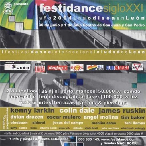 Dylan Drazen at "Festidance" @ Sala Discar (Leon-Spain) - 30 June 2001