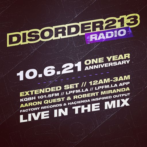 D213 RADIO 10/6/21 - DJ MixShow - Indie & Electronic SubCulture Beats