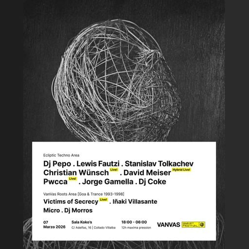DJ Pepo at "Vanvas Smart Festival" @ Sala Koko's (Villalba-Spain) - 7 March 2026