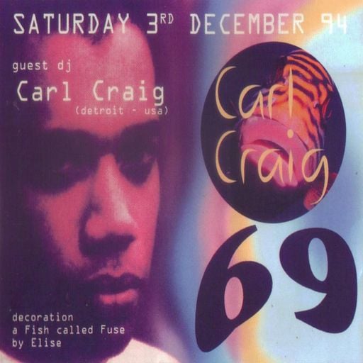 Carl Craig at Fuse (Brussel - Belgium) - 3 December 1994