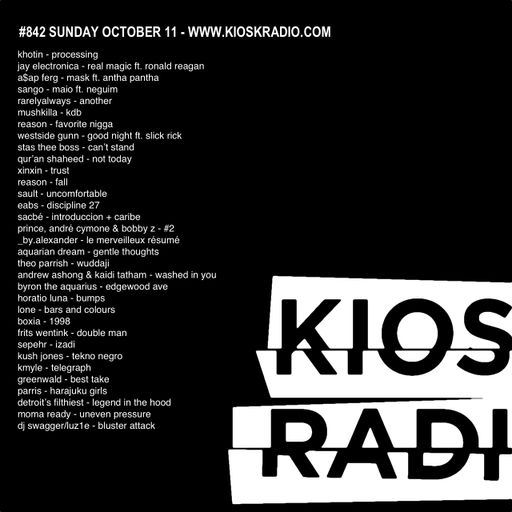 #842 NEW REASON | MOMA READY | BYRON THE AQUARIUS | FRITS WENTINK | SANGO | ANDREW ASHONG | ...