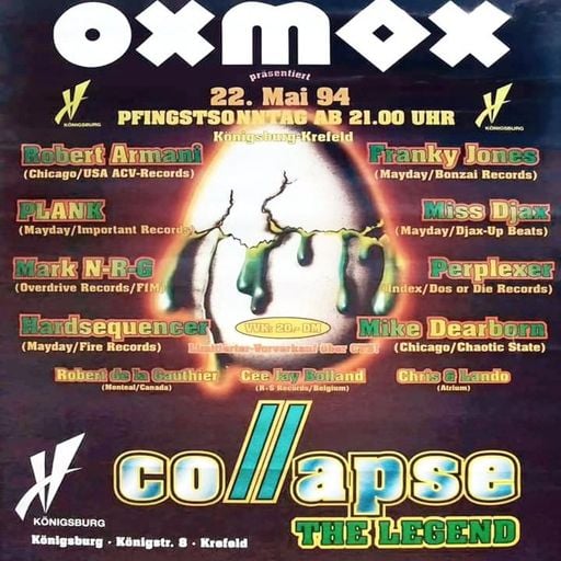 Mike Dearborn at "Collapse - The Legend" (Krefeld-Germany) - 22 May 1994